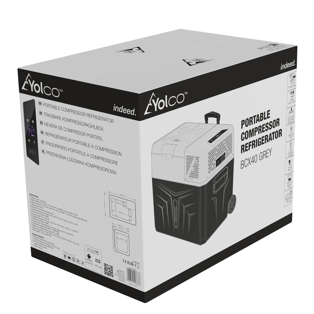Yolco BCX40 fridge Portable (placement) 39 L F Grey Yolco BCX40 fridge Portable (placement) 39 L F Grey