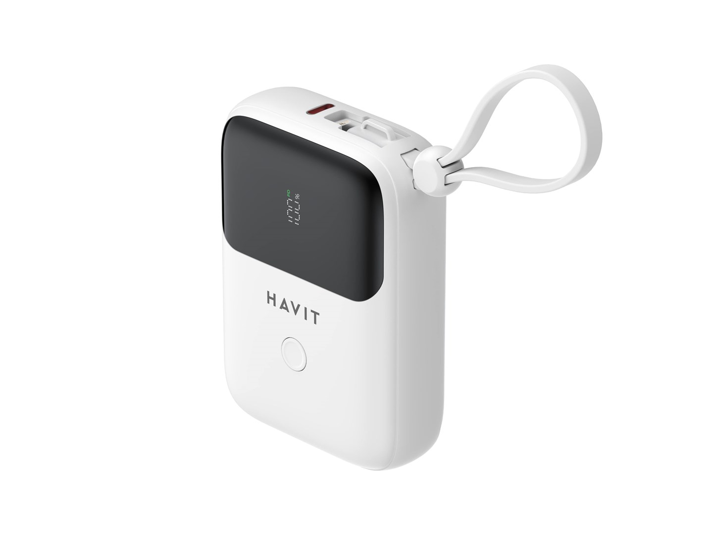Havit PB5215 - 10000mAh Powerbank, white Havit PB5215 - 10000mAh Powerbank, white