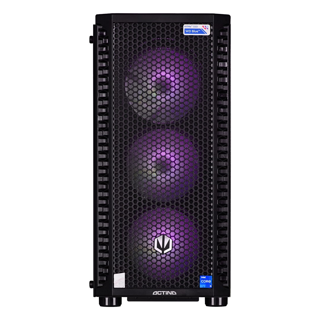 Actina 5901443339281 PC AMD Ryzen™ 5 5600 32 GB DDR4-SDRAM 1 TB SSD AMD Radeon RX 7700 XT Midi Tower Black Actina 5901443339281 PC AMD Ryzen™ 5 5600 32 GB DDR4-SDRAM 1 TB SSD AMD Radeon RX 7700 XT Midi Tower Black