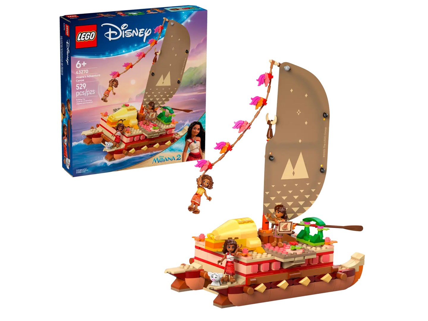 LEGO DISNEY 43270 Moana's Adventure Canoe LEGO DISNEY 43270 Moana's Adventure Canoe