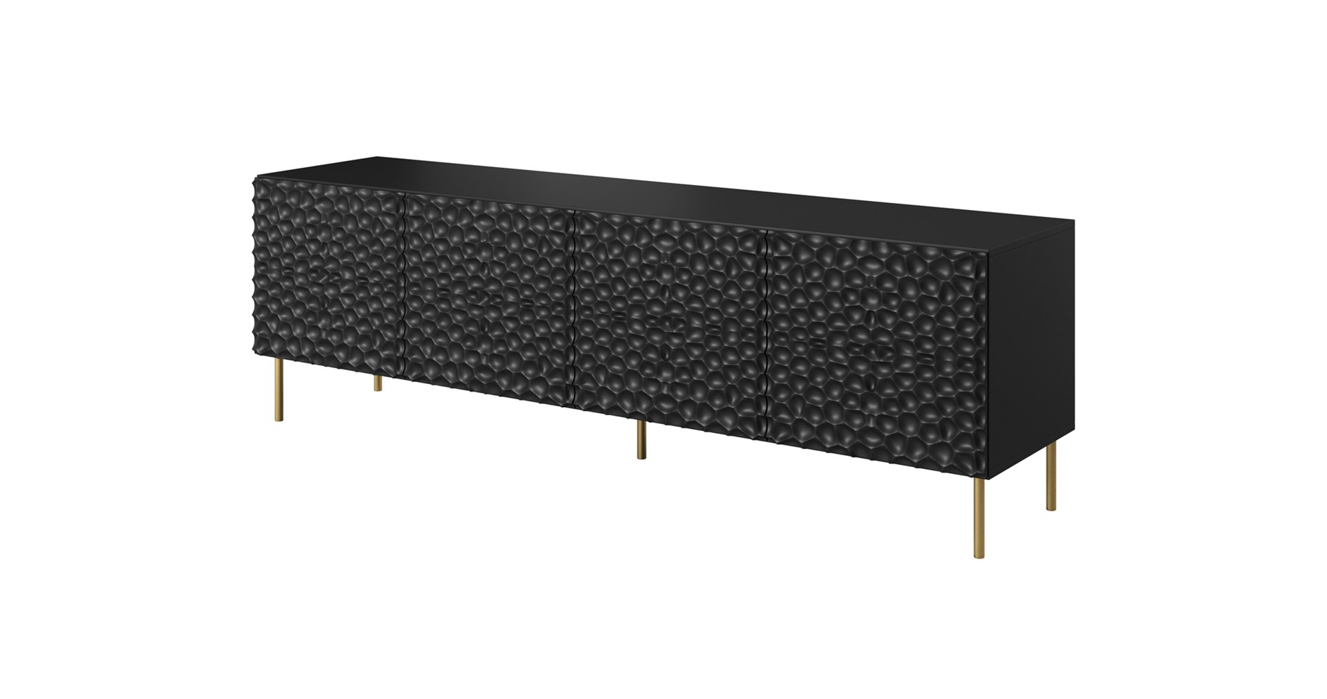 RTV HOLE cabinet 190x40.5x59.5 cm matte black RTV HOLE cabinet 190x40.5x59.5 cm matte black