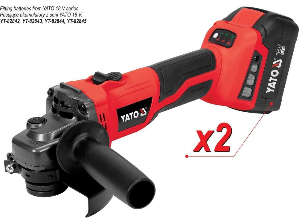 Yato YT-828295 angle grinder 1.26 kg Yato YT-828295 angle grinder 1.26 kg