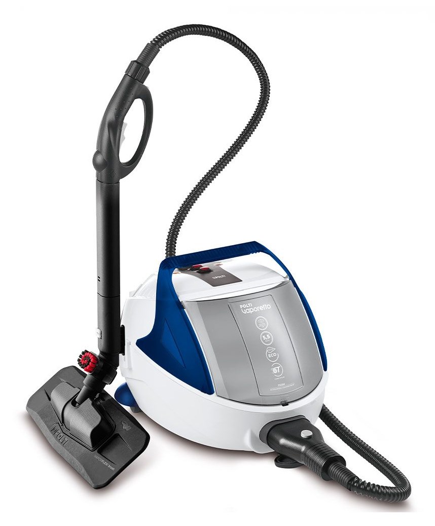 Polti Pro 100 Eco Power Cylinder steam cleaner 1900 W Black, Blue, White Polti Pro 100 Eco Power Cylinder steam cleaner 1900 W Black, Blue, White