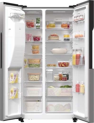 Gorenje NRR9185ESXL side-by-side refrigerator Freestanding 550 L E Silver Gorenje NRR9185ESXL side-by-side refrigerator Freestanding 550 L E Silver
