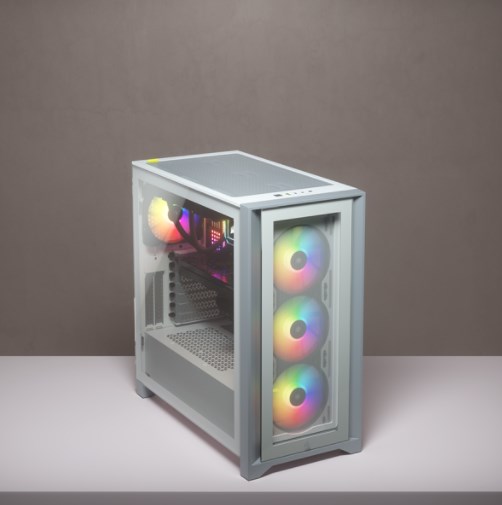 Corsair iCUE 4000X RGB Midi Tower White Corsair iCUE 4000X RGB Midi Tower White