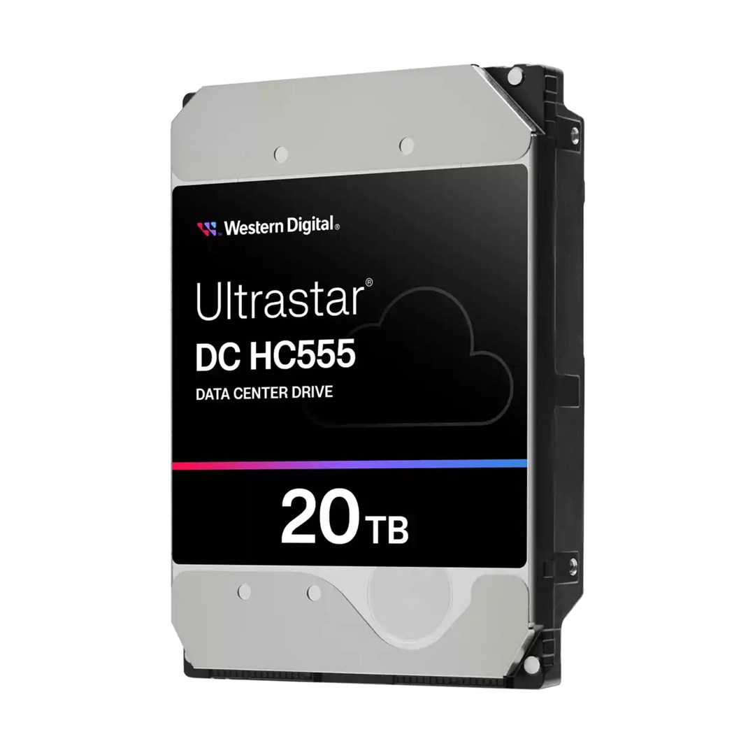 Western Digital Ultrastar DC HC555 internal hard drive 20 TB 7200 RPM 512 MB 3.5" SAS3 Western Digital Ultrastar DC HC555 internal hard drive 20 TB 7200 RPM 512 MB 3.5" SAS3