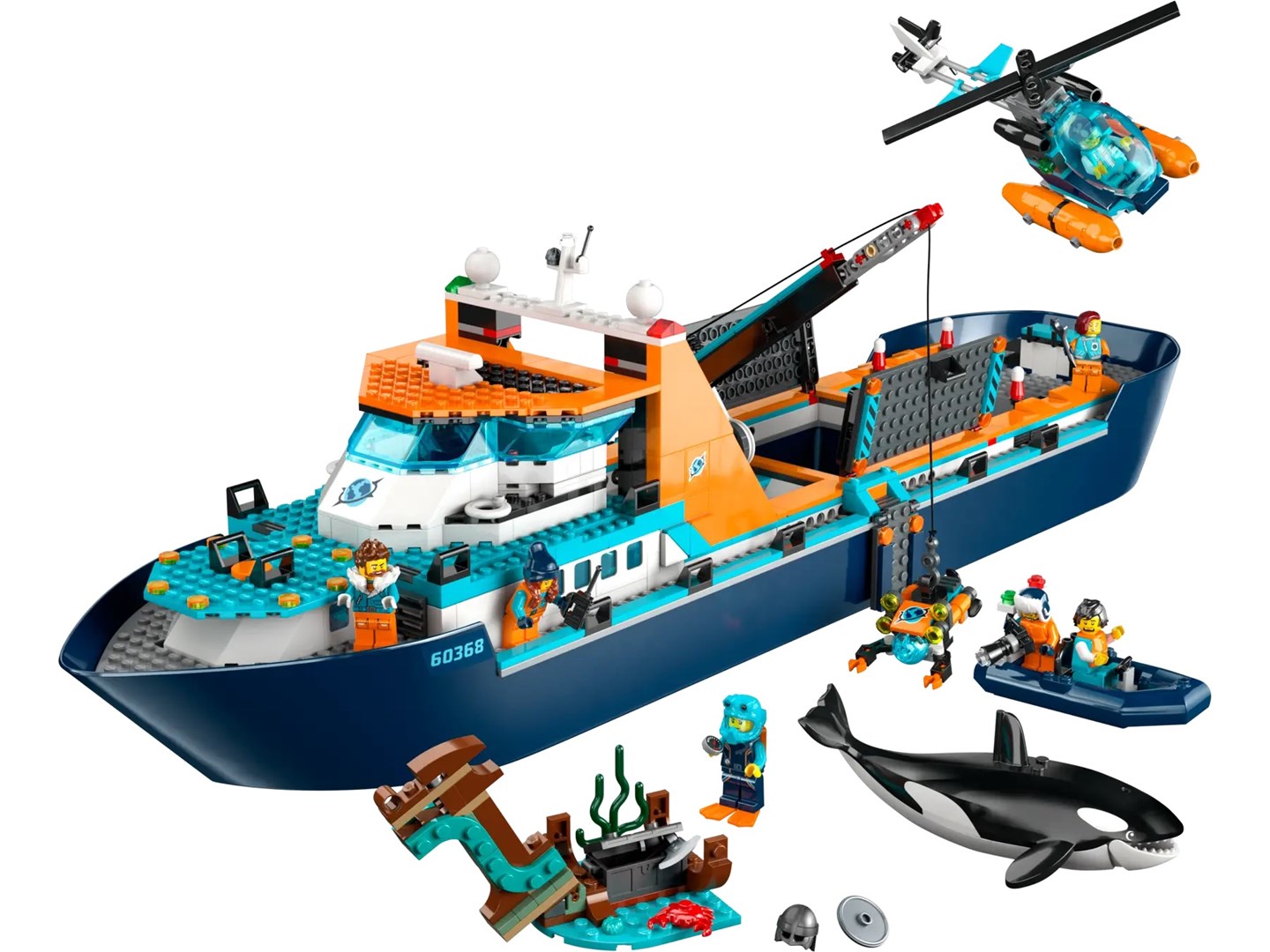 LEGO CITY 60368 ARCTIC EXPLORER SHIP LEGO CITY 60368 ARCTIC EXPLORER SHIP