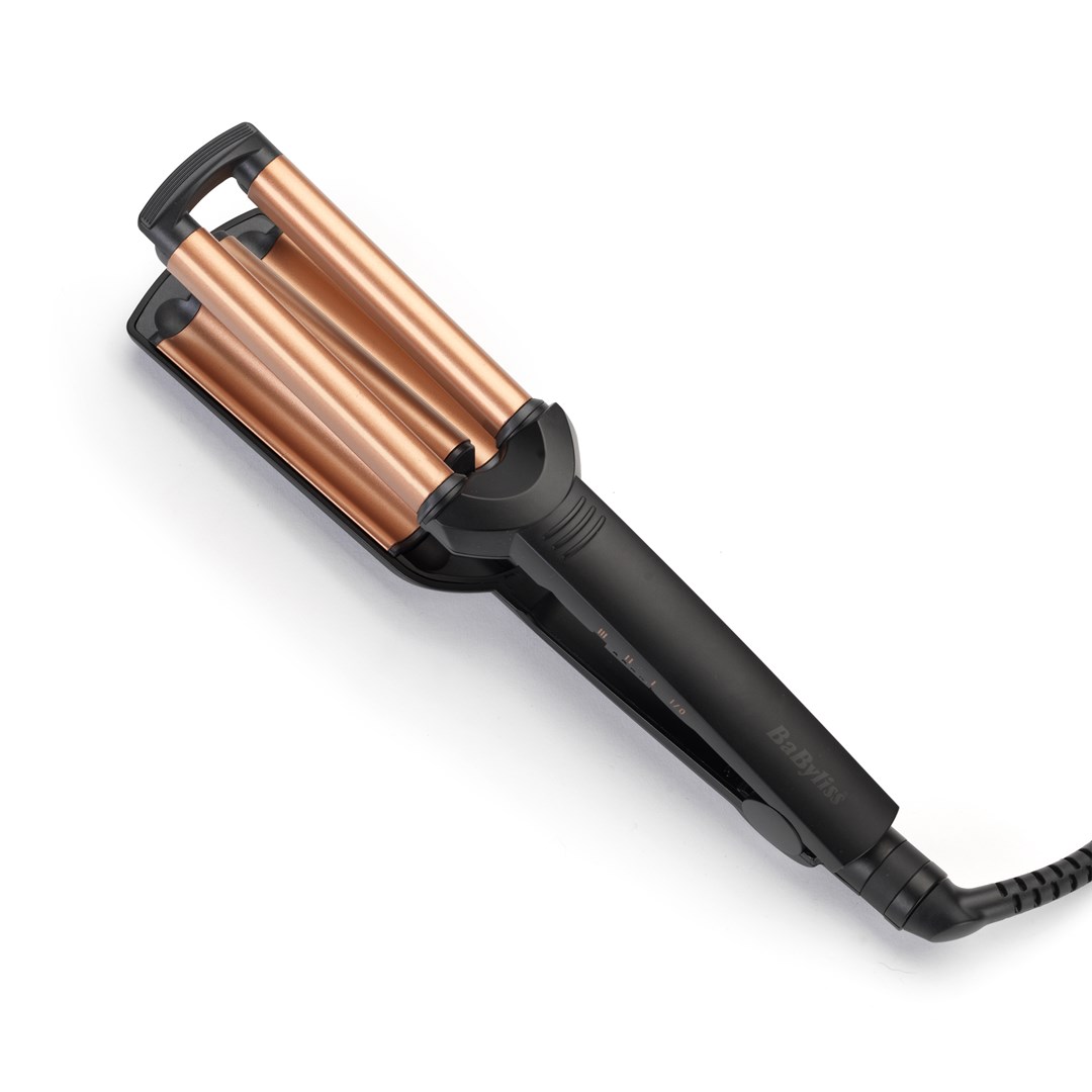BaByliss Deep Waves Curling iron Warm Black, Orange 98.4" (2.5 m) BaByliss Deep Waves Curling iron Warm Black, Orange 98.4" (2.5 m)