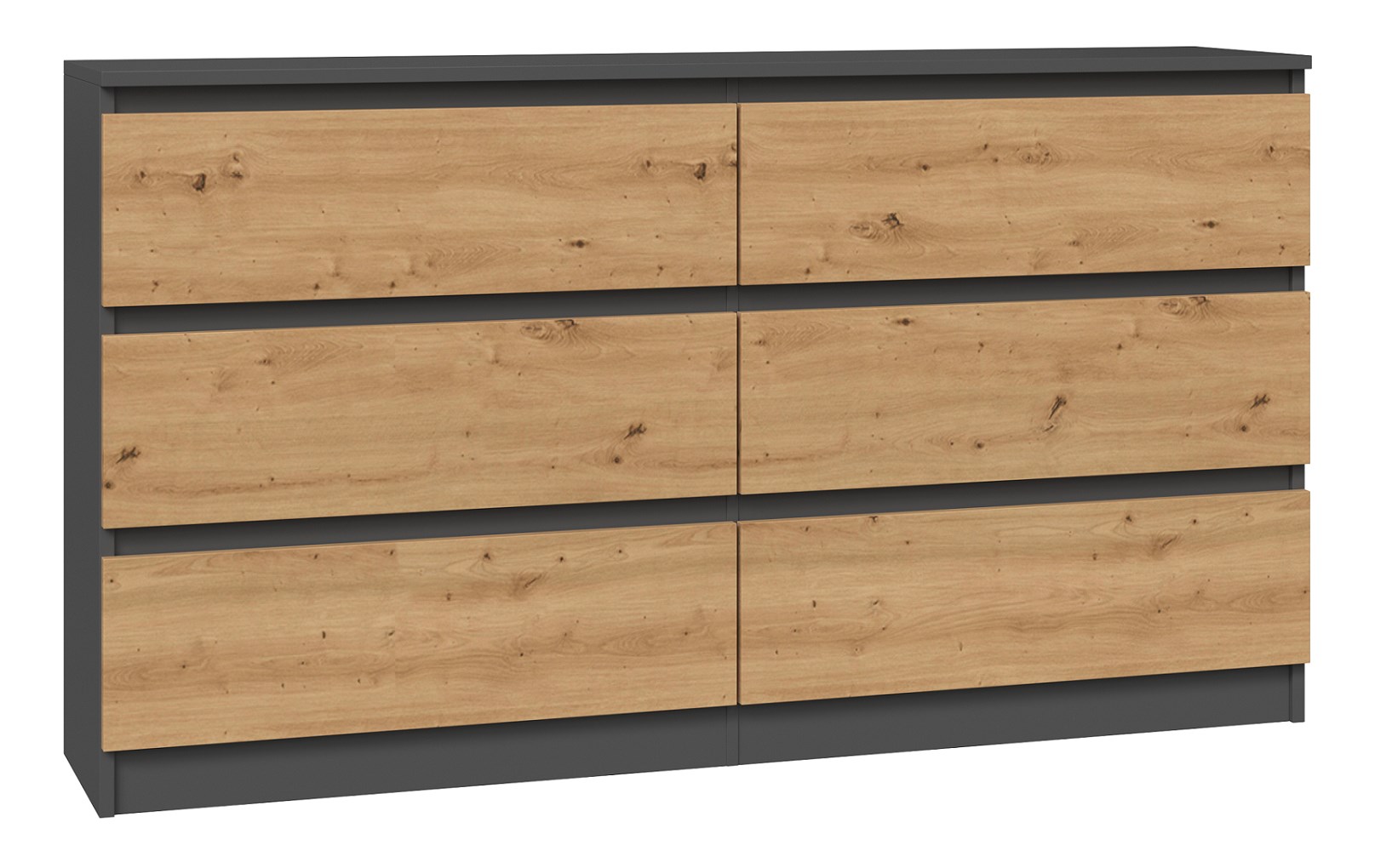 Topeshop M6 140 ANT/ART KPL chest of drawers Topeshop M6 140 ANT/ART KPL chest of drawers