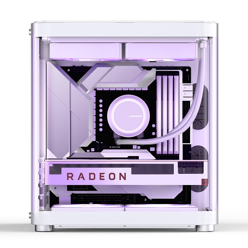 Jonsbo TK-1 2.0 Micro-ATX Case, Tempered Glass - white Jonsbo TK-1 2.0 Micro-ATX Case, Tempered Glass - white
