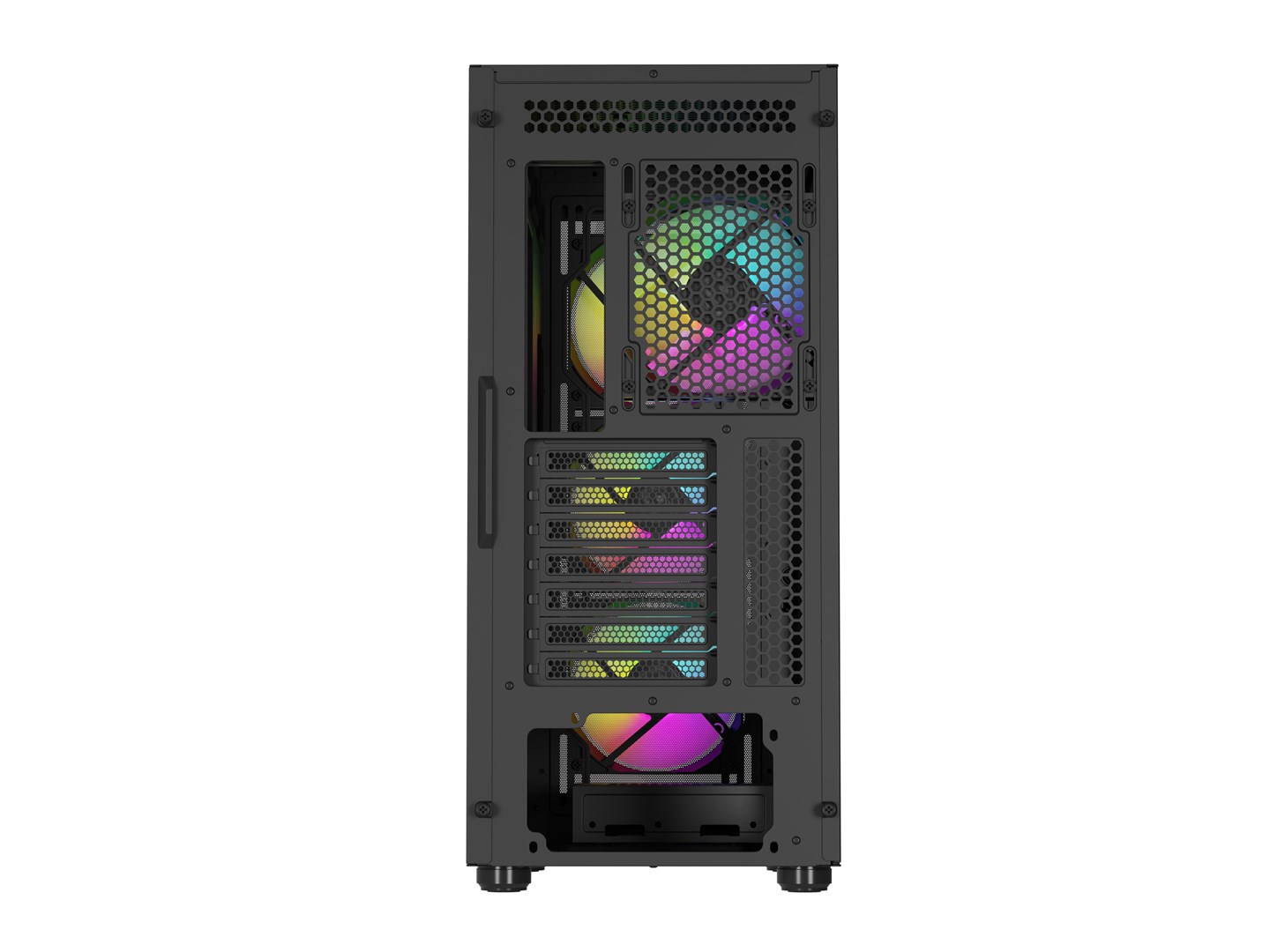 GENESIS DIAXID 605 ARGB MIDI TOWER CASE WITH USB-C WINDOW BLACK GENESIS DIAXID 605 ARGB MIDI TOWER CASE WITH USB-C WINDOW BLACK