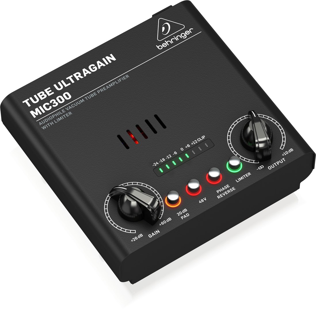 Behringer MIC300 audio preamplifier Behringer MIC300 audio preamplifier