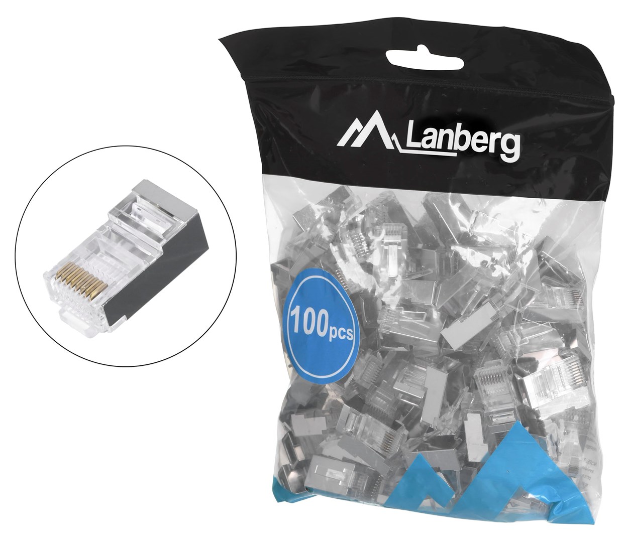 Lanberg PLS-5000EZ wire connector RJ-45 Grey Lanberg PLS-5000EZ wire connector RJ-45 Grey