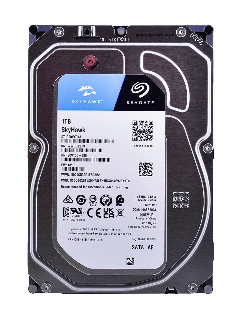 Seagate SkyHawk internal hard drive 1 TB 256 MB 3.5" Serial ATA III (ST1000VX013) Seagate SkyHawk internal hard drive 1 TB 256 MB 3.5" Serial ATA III (ST1000VX013)