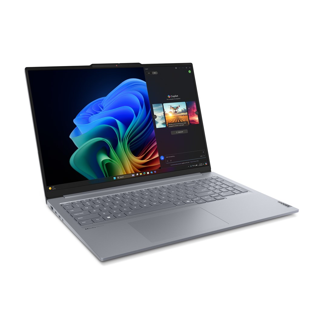 Lenovo ThinkBook 16 G7 QOY Copilot+ PC Qualcomm Snapdragon X1P-42-100 Laptop 40.6 cm (16") WUXGA 32 GB LPDDR5x-SDRAM 1 TB SSD Wi-Fi 7 (802.11be) Windows 11 Pro Grey Lenovo ThinkBook 16 G7 QOY Copilot+ PC Qualcomm Snapdragon X1P-42-100 Laptop 40.6 cm (16") WUXGA 32 GB LPDDR5x-SDRAM 1 TB SSD Wi-Fi 7 (802.11be) Windows 11 Pro Grey