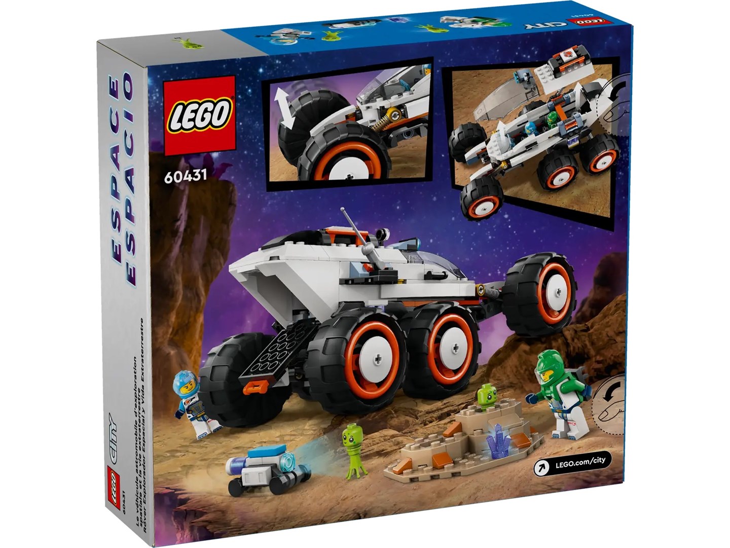 LEGO CITY 60431 SPACE EXPLORER ROVER AND ALIEN LIFE LEGO CITY 60431 SPACE EXPLORER ROVER AND ALIEN LIFE