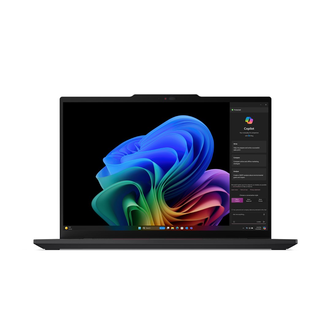 Lenovo ThinkPad T14s Gen 6 (Snapdragon) Copilot+ PC Qualcomm Snapdragon X1E-78-100 Laptop 35.6 cm (14") Touchscreen WUXGA 32 GB LPDDR5x-SDRAM 512 GB SSD Wi-Fi 7 (802.11be) Windows 11 Pro US English Black Lenovo ThinkPad T14s Gen 6 (Snapdragon) Copilot+ PC Qualcomm Snapdragon X1E-78-100 Laptop 35.6 cm (14") Touchscreen WUXGA 32 GB LPDDR5x-SDRAM 512 GB SSD Wi-Fi 7 (802.11be) Windows 11 Pro US English Black