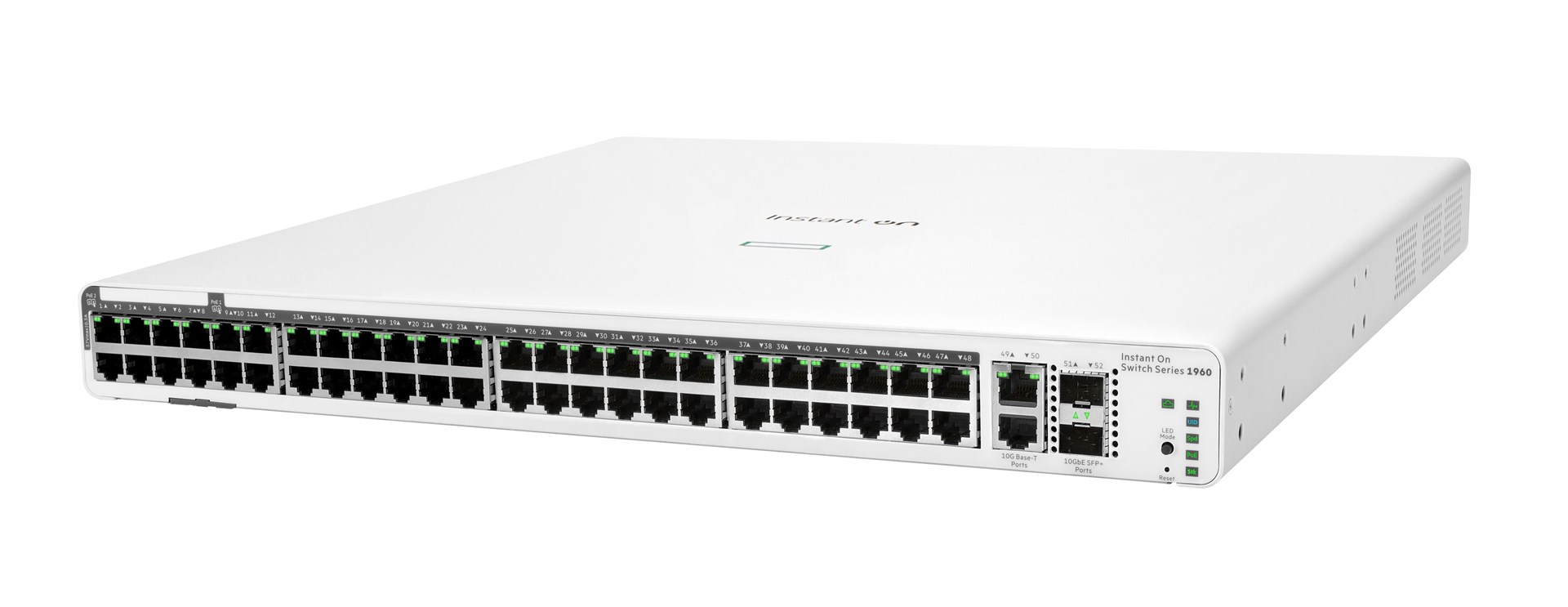 HPE Aruba Networking Networking Instant On Switch 48p Gigabit 2p 10GBT 2p SFP+ 1960 HPE Aruba Networking Networking Instant On Switch 48p Gigabit 2p 10GBT 2p SFP+ 1960