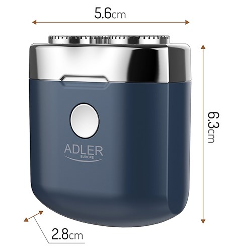 Adler AD 2937 men's shaver Rotation shaver Blue Adler AD 2937 men's shaver Rotation shaver Blue