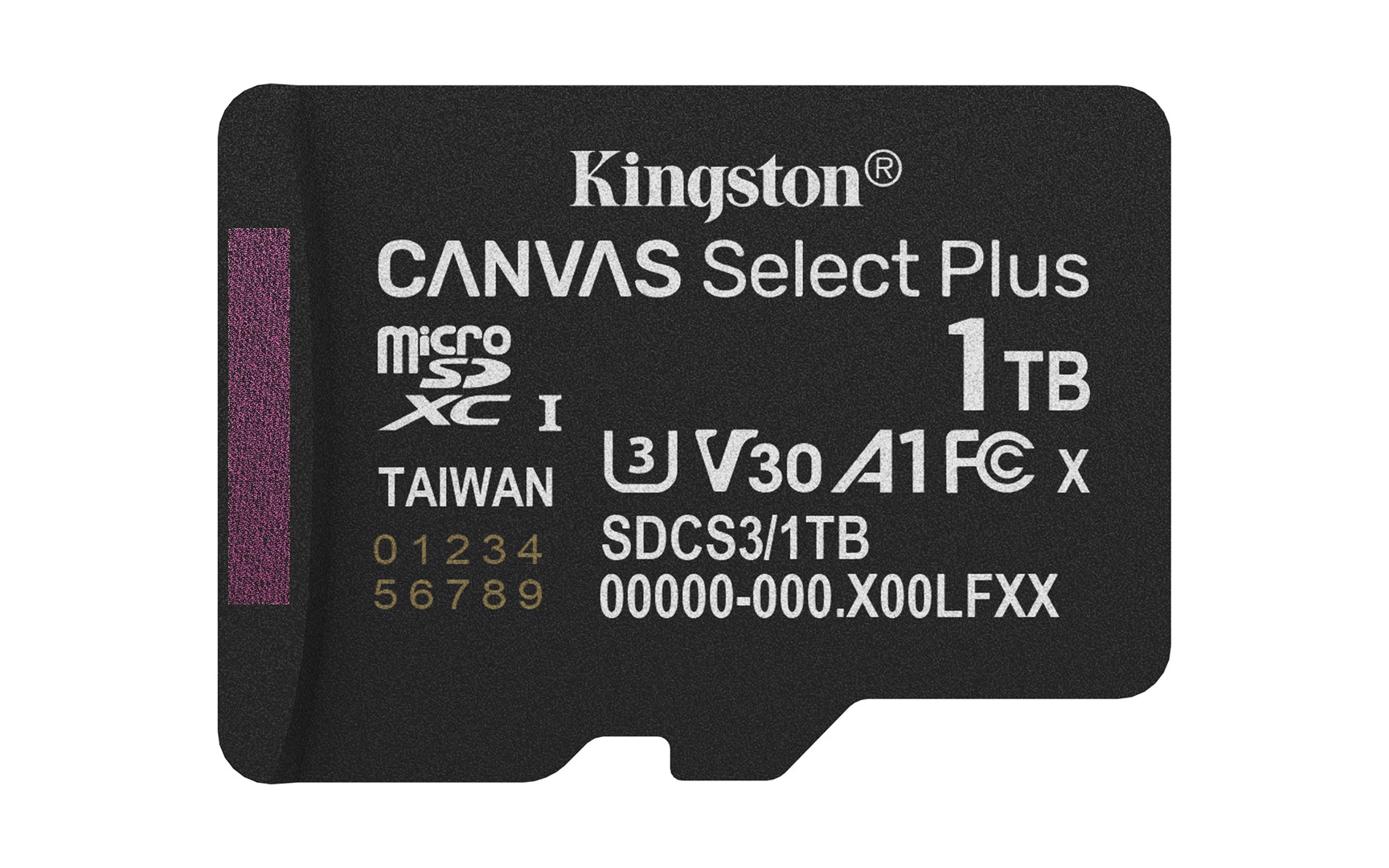 Kingston Technology 1TB microSDXC Canvas Select Plus Gen3 150MB/s A1 Card + Adapter Kingston Technology 1TB microSDXC Canvas Select Plus Gen3 150MB/s A1 Card + Adapter
