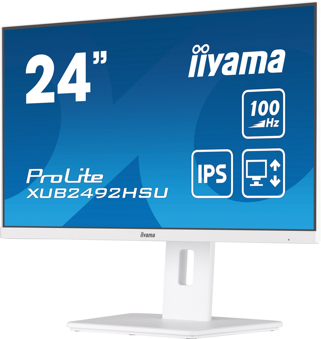 iiyama 24” IPS technology panel with 150mm height adjustable stand and 100Hz refresh rate iiyama 24” IPS technology panel with 150mm height adjustable stand and 100Hz refresh rate