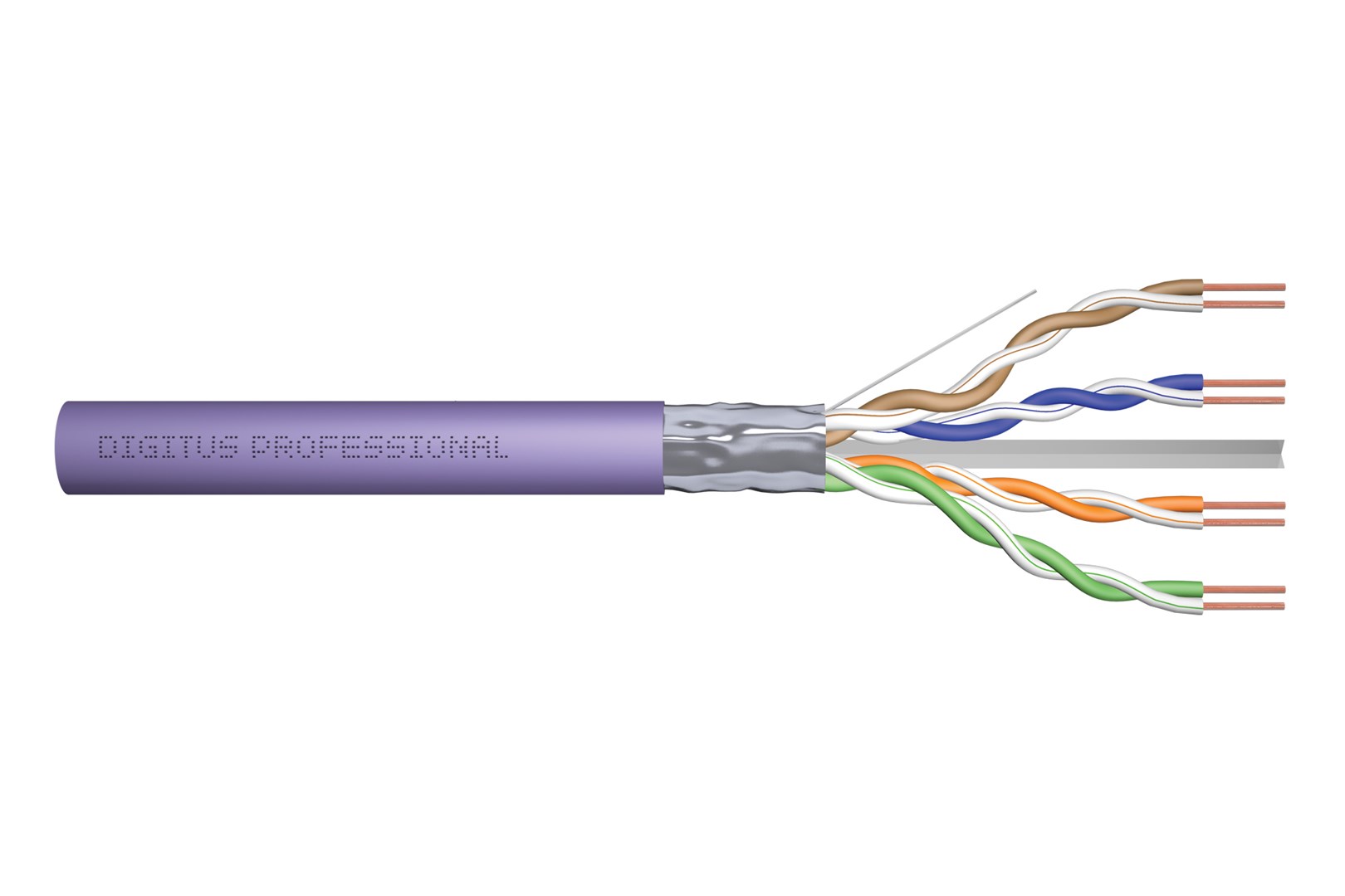 Digitus CAT 6 F/UTP installation cable, 500 m, simplex, B2ca Digitus CAT 6 F/UTP installation cable, 500 m, simplex, B2ca