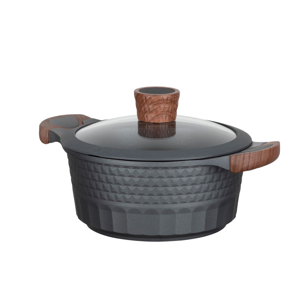 Resto Kitchenware Capella 2.6 L Round Black, Wood Resto Kitchenware Capella 2.6 L Round Black, Wood
