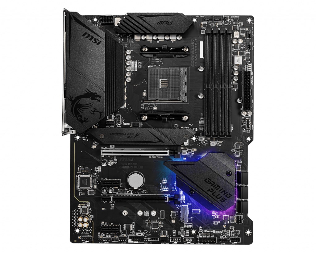 MSI MPG B550 Gaming Plus AMD B550 Socket AM4 ATX MSI MPG B550 Gaming Plus AMD B550 Socket AM4 ATX