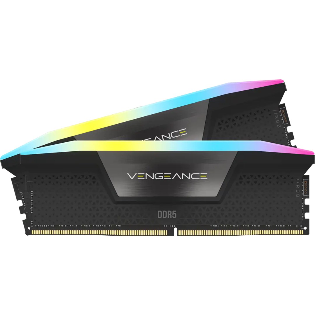 Corsair Vengeance RGB CMH32GX5M2X7200C34 memory module 32 GB 2 x 16 GB DDR5 7200 MHz Corsair Vengeance RGB CMH32GX5M2X7200C34 memory module 32 GB 2 x 16 GB DDR5 7200 MHz