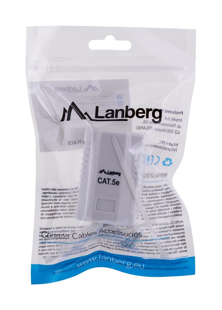 Lanberg OU5-0001-W outlet box RJ-45 White Lanberg OU5-0001-W outlet box RJ-45 White