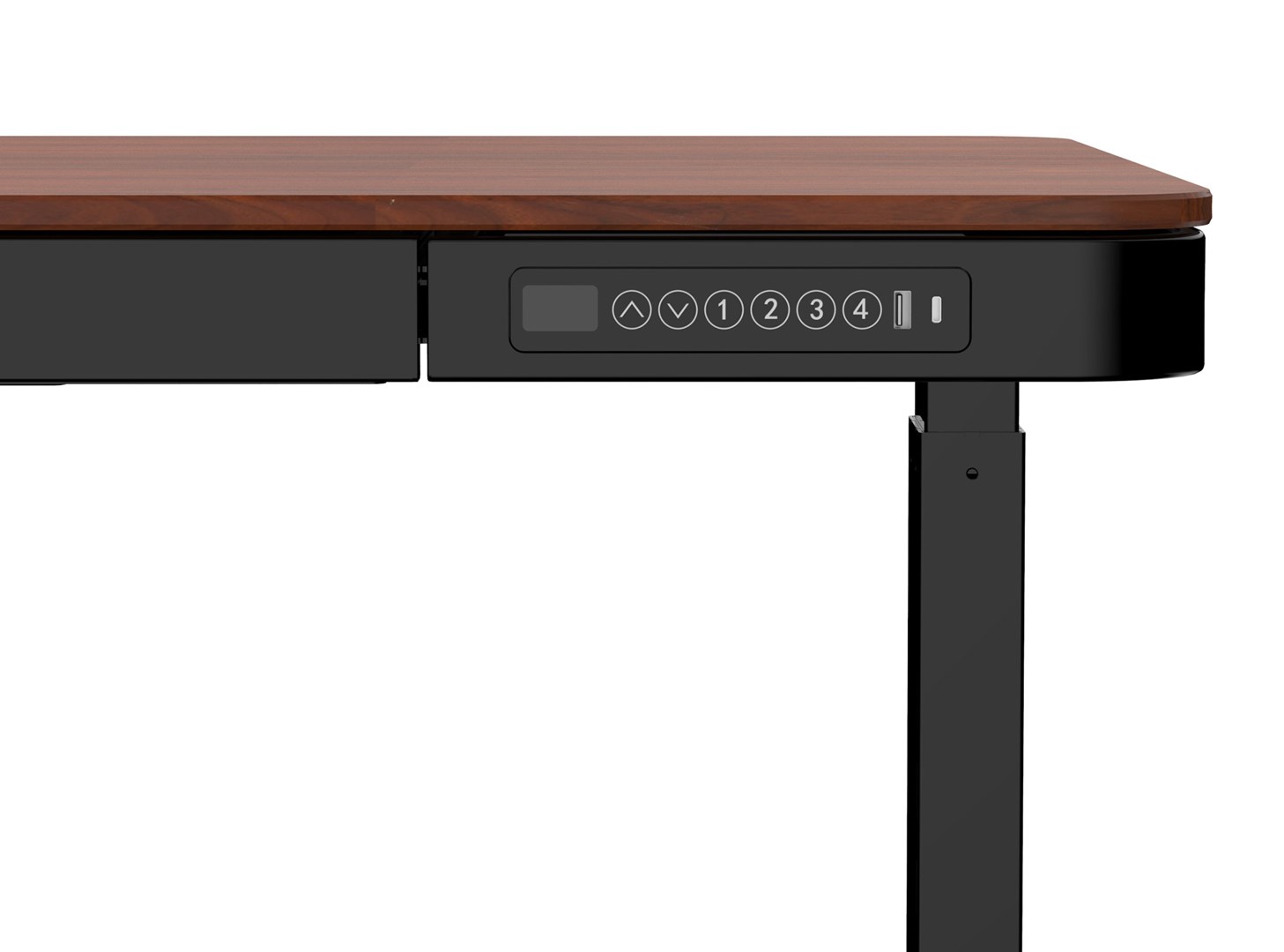Tuckano Electric height adjustable desk ET119W-C Black/Walnut Tuckano Electric height adjustable desk ET119W-C Black/Walnut