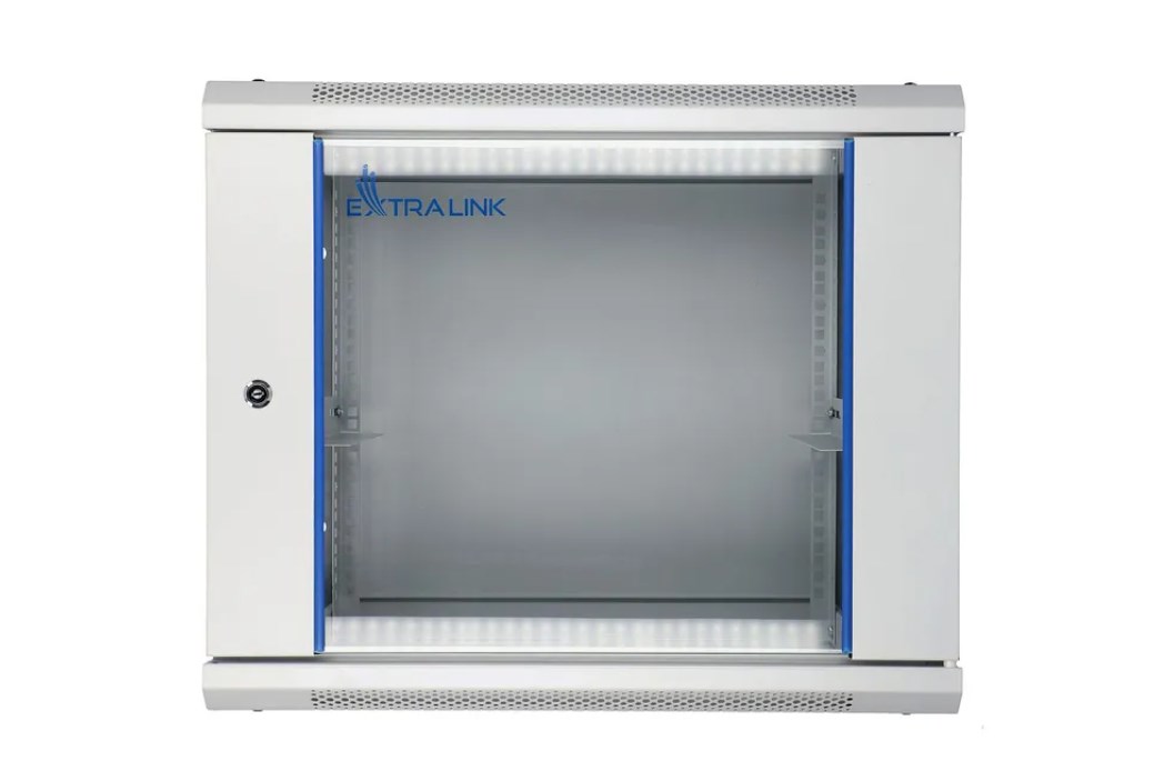 Extralink Rackmount cabinet 9U 600x600 Gray wall mounted Extralink Rackmount cabinet 9U 600x600 Gray wall mounted