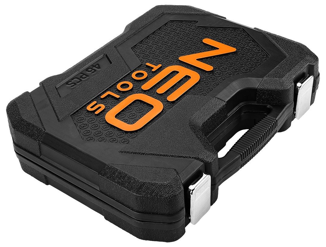 1/4" + 3/8" Through-Hole Socket Set, 46 pcs. 1/4" + 3/8" Through-Hole Socket Set, 46 pcs.