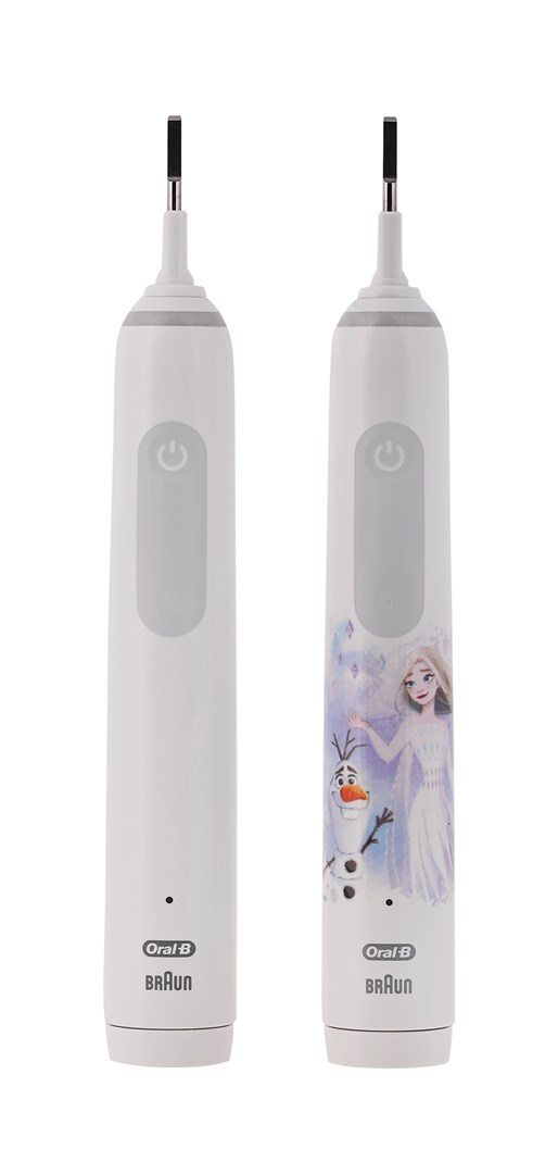 Oral-B Pro 3 3000 White + Oral-B Junior Frozen 6+ Set of rotating toothbrushes Oral-B Pro 3 3000 White + Oral-B Junior Frozen 6+ Set of rotating toothbrushes