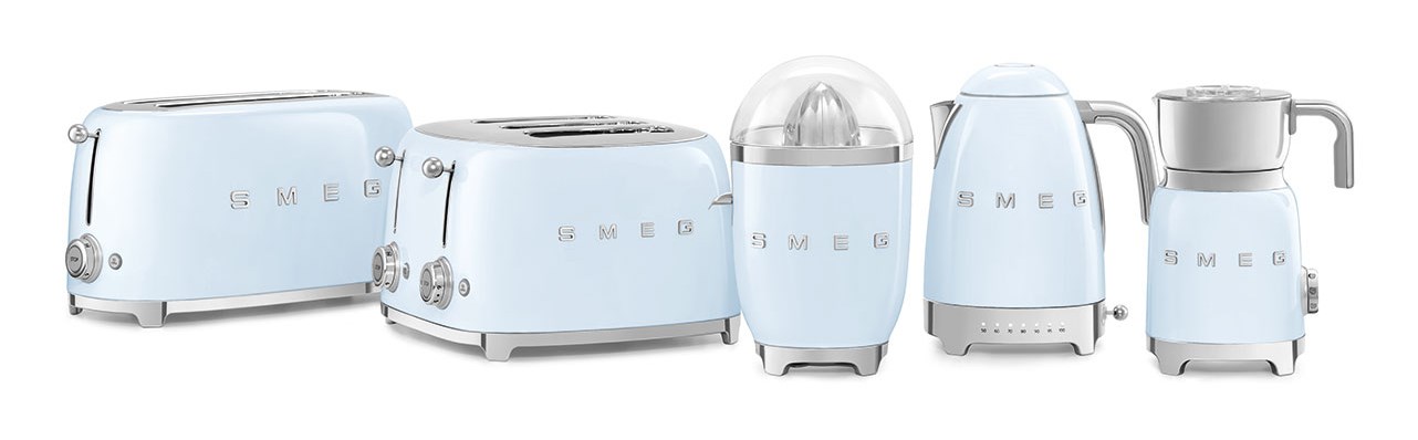 Smeg 50's Style Toaster TSF02PBEU Pastel Blue Smeg 50's Style Toaster TSF02PBEU Pastel Blue