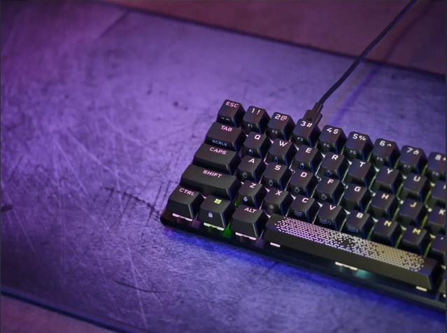 Corsair K65 PRO MINI keyboard Gaming USB QWERTZ German Black Corsair K65 PRO MINI keyboard Gaming USB QWERTZ German Black