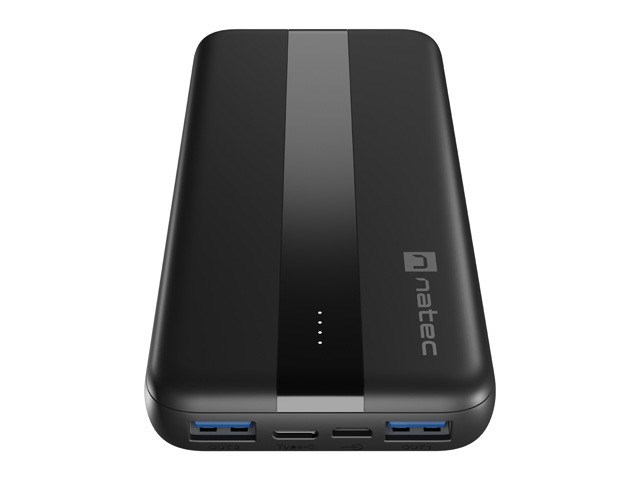 NATEC TREVI SLIM Q V2 Lithium Polymer (LiPo) 10000 mAh Black NATEC TREVI SLIM Q V2 Lithium Polymer (LiPo) 10000 mAh Black