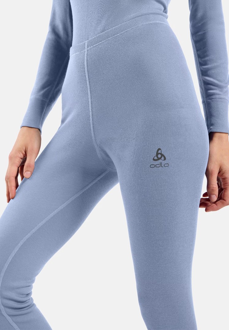 ODLO BL BOTTOM long ACTIVE WARM trousers, size M, Blue Grey ODLO BL BOTTOM long ACTIVE WARM trousers, size M, Blue Grey