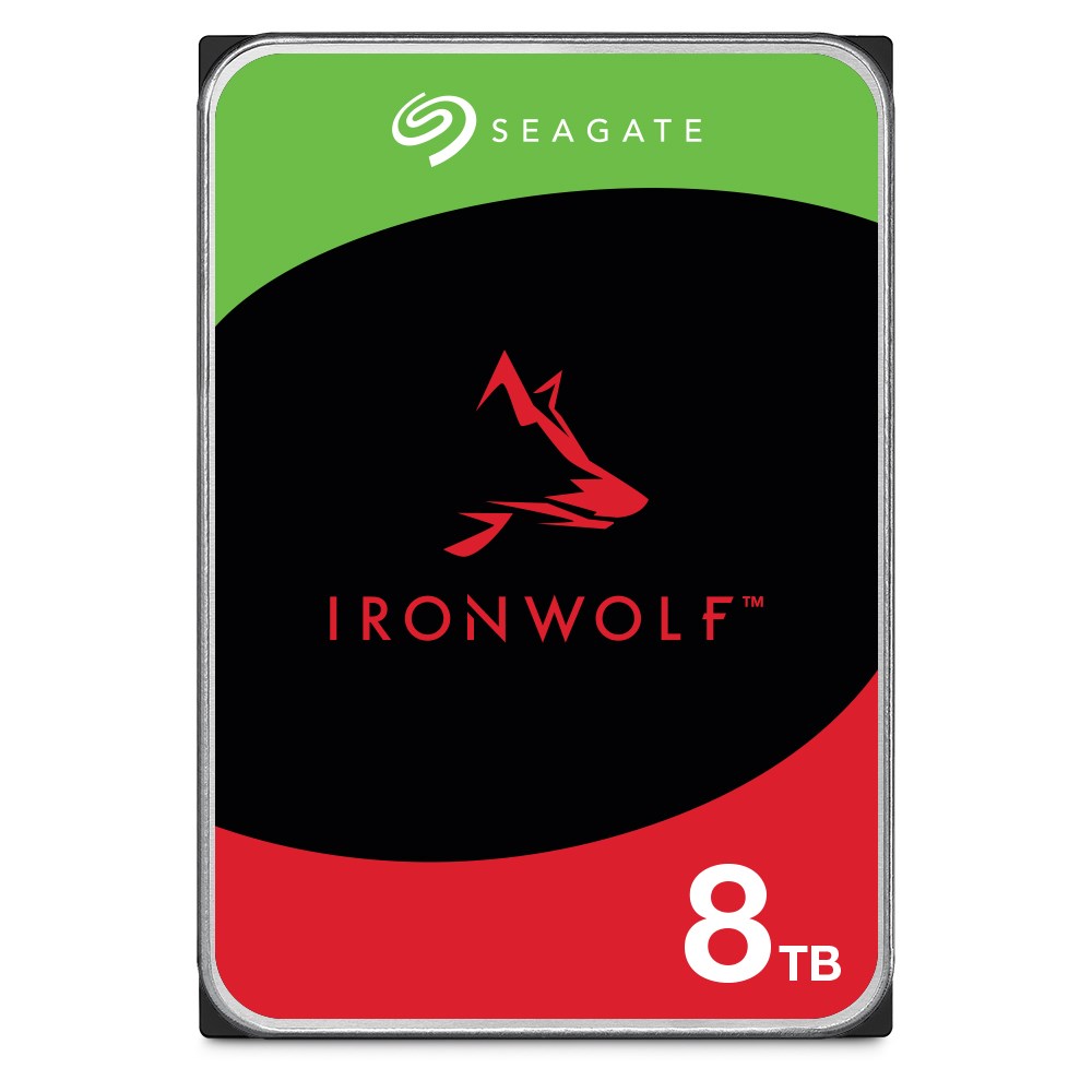 Seagate IronWolf internal hard drive 8 TB 256 MB 3.5" Serial ATA III (ST8000VN004) Seagate IronWolf internal hard drive 8 TB 256 MB 3.5" Serial ATA III (ST8000VN004)