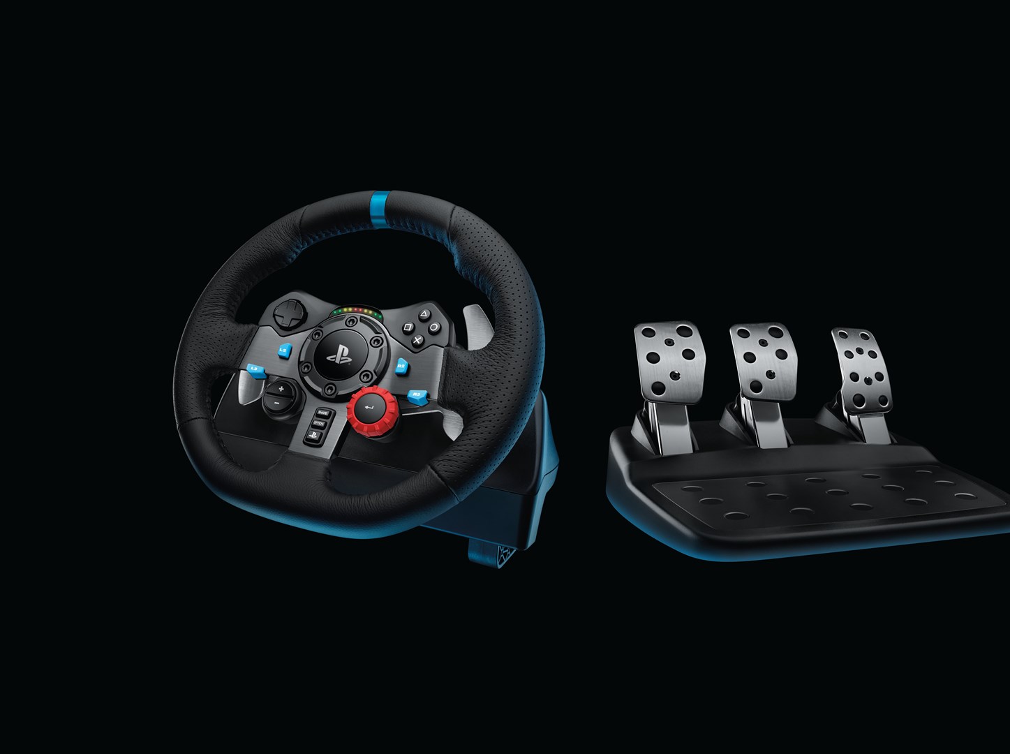 Logitech G G29 Steering wheel + Pedals Playstation 3,PlayStation 4 Analogue USB 2.0 Black Logitech G G29 Steering wheel + Pedals Playstation 3,PlayStation 4 Analogue USB 2.0 Black