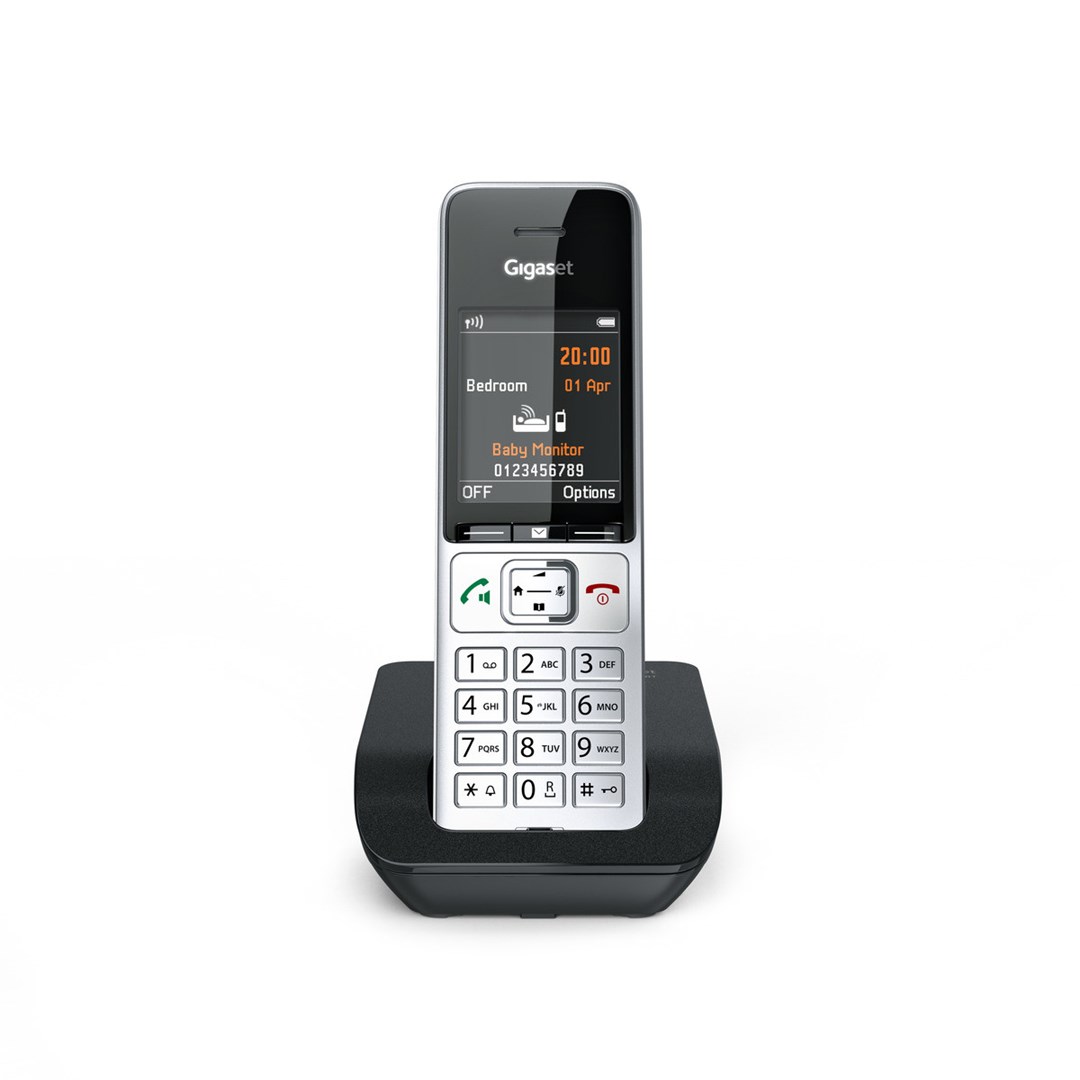 Gigaset COMFORT 500 DECT telephone Caller ID Black, Silver Gigaset COMFORT 500 DECT telephone Caller ID Black, Silver