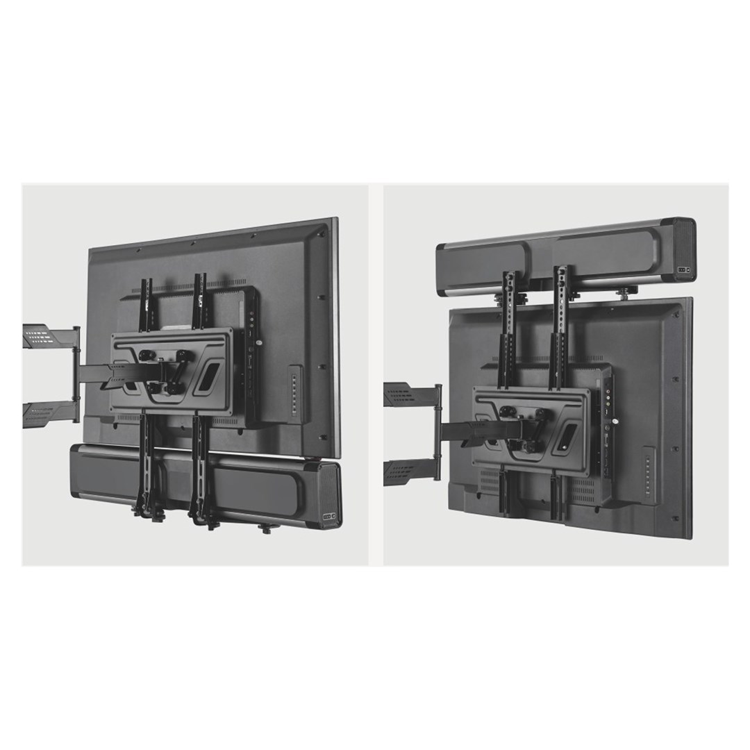 Maclean MC-914 Universal Soundbar Mount Speaker Holder Mounting Under TV up to 15kg VESA Space Saving Maclean MC-914 Universal Soundbar Mount Speaker Holder Mounting Under TV up to 15kg VESA Space Saving