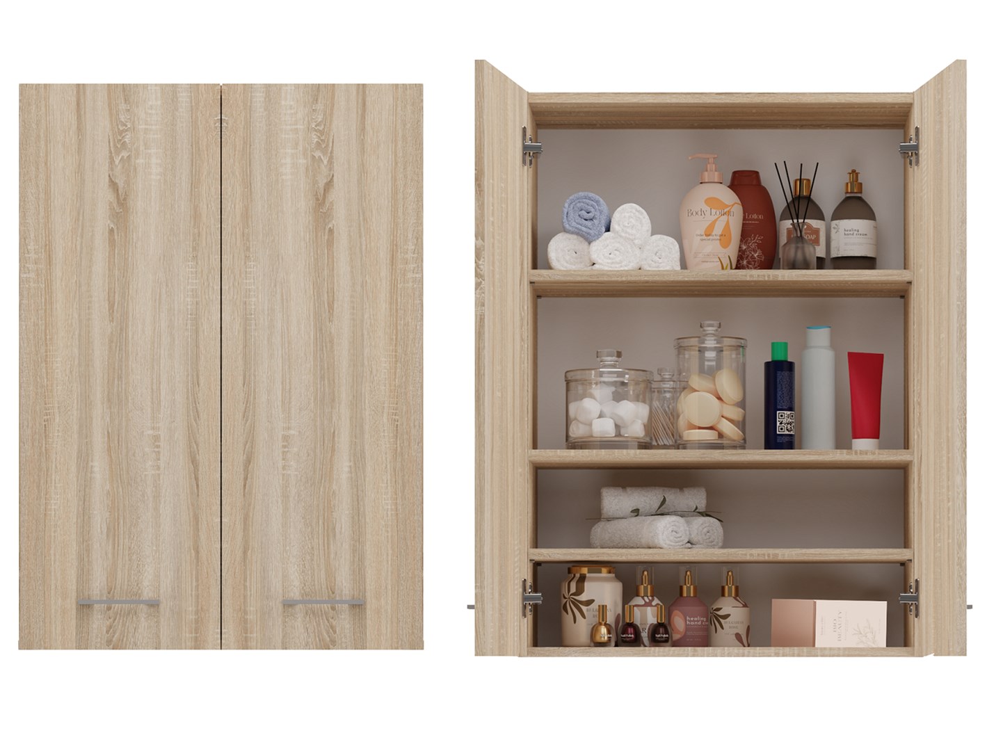 Topeshop POLA MINI DD SONOMA bathroom storage cabinet Oak Topeshop POLA MINI DD SONOMA bathroom storage cabinet Oak