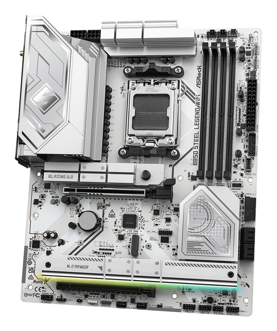 Asrock B850 Steel Legend WiFi AMD B850 Socket AM5 ATX Asrock B850 Steel Legend WiFi AMD B850 Socket AM5 ATX