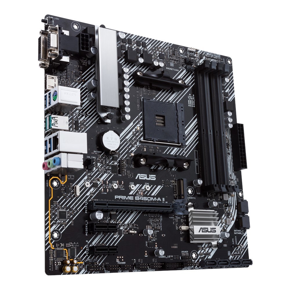 ASUS PRIME B450M-A II Socket AM4 micro ATX AMD B450 ASUS PRIME B450M-A II Socket AM4 micro ATX AMD B450