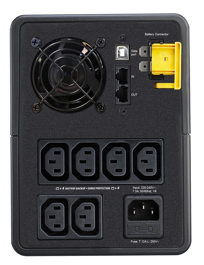 APC BX1600MI uninterruptible power supply (UPS) Line-Interactive 1.6 kVA 900 W 6 AC outlet(s) APC BX1600MI uninterruptible power supply (UPS) Line-Interactive 1.6 kVA 900 W 6 AC outlet(s)
