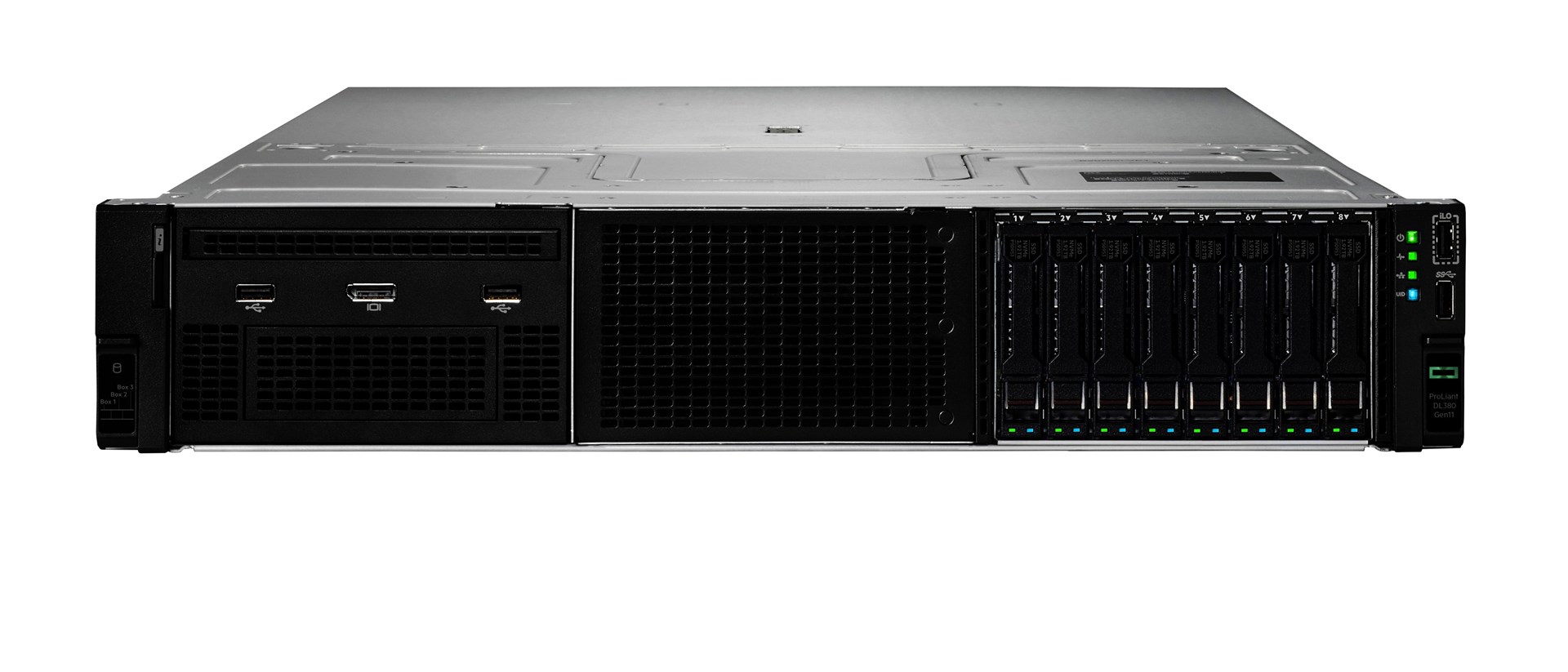 HPE ProLiant DL380 Gen11 4410Y 2.0GHz 12-core 1P 32GB-R MR408i-o NC 8SFF 1000W PS Server HPE ProLiant DL380 Gen11 4410Y 2.0GHz 12-core 1P 32GB-R MR408i-o NC 8SFF 1000W PS Server