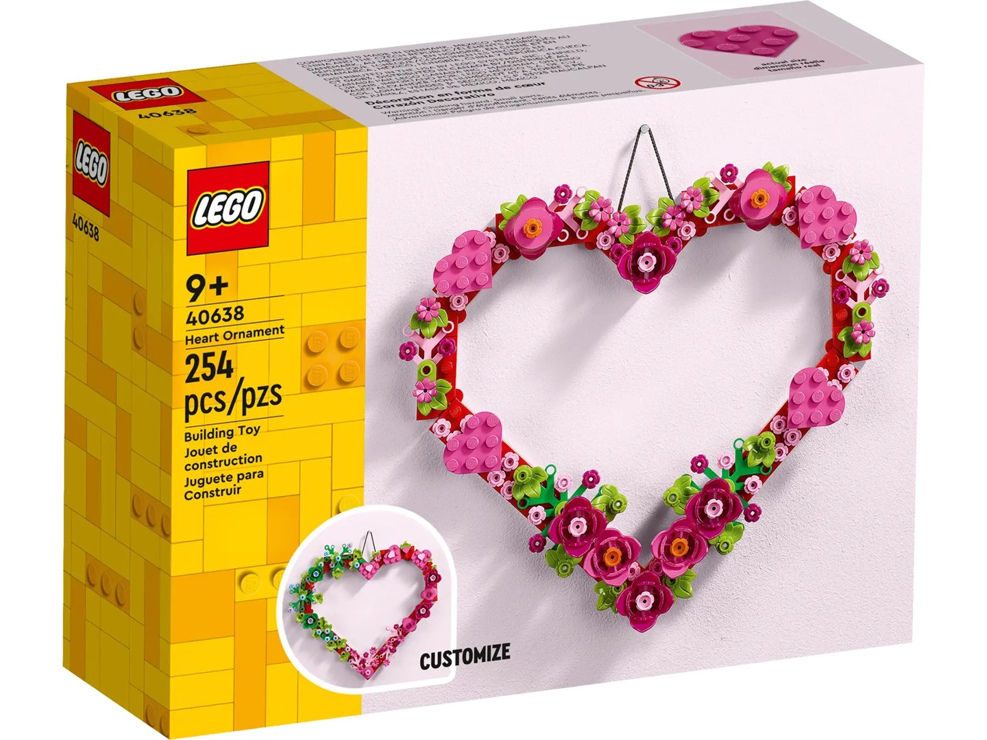 LEGO 40638 HEART ORNAMENT LEGO 40638 HEART ORNAMENT
