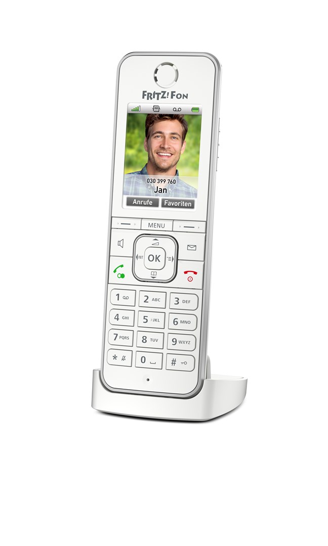 FRITZ!Fon C6 DECT telephone Caller ID White FRITZ!Fon C6 DECT telephone Caller ID White