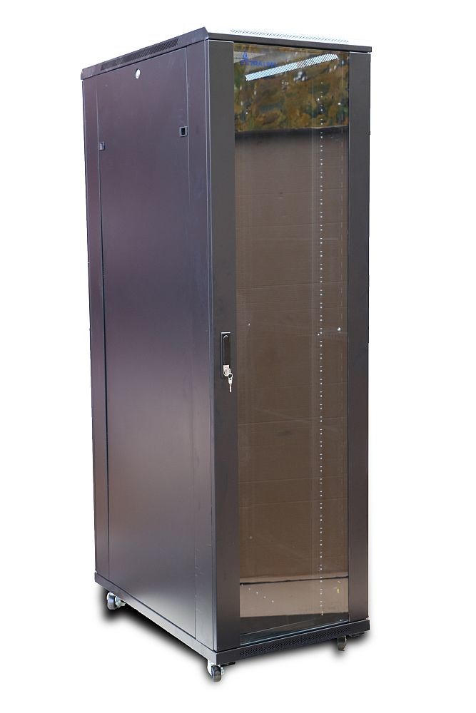 Extralink Rackmount cabinet 42U 800x800 Black standing Extralink Rackmount cabinet 42U 800x800 Black standing